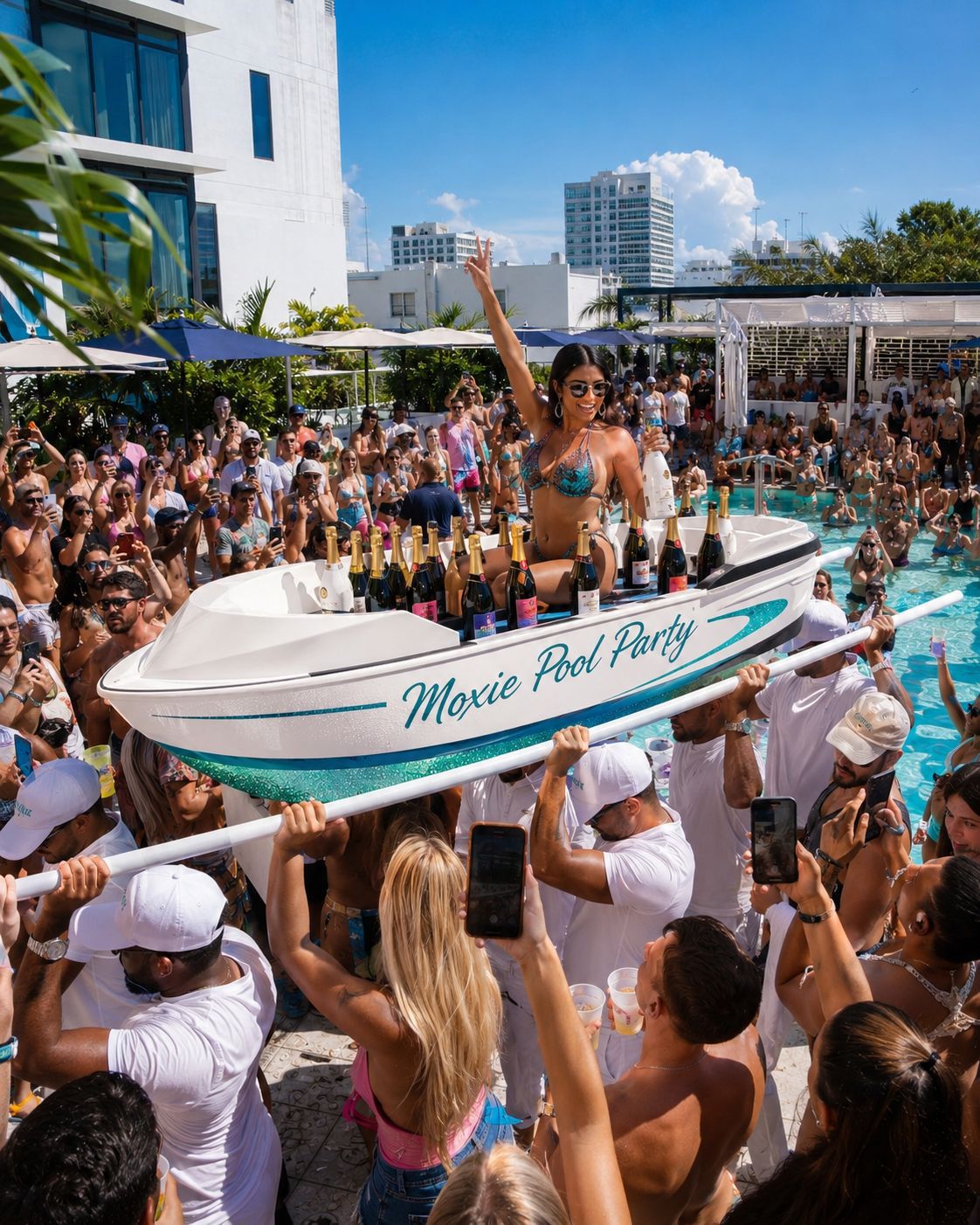 VIP Entry Before 2PM at Moxy Pool Party Miami